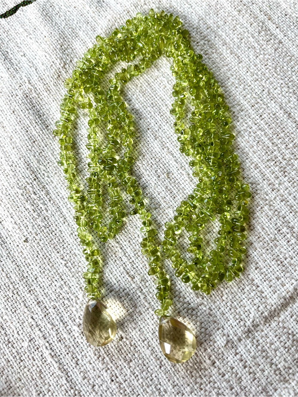 Peridot Lasso necklace 50โ